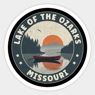 Lake of the Ozarks Missouri Sunset Sticker